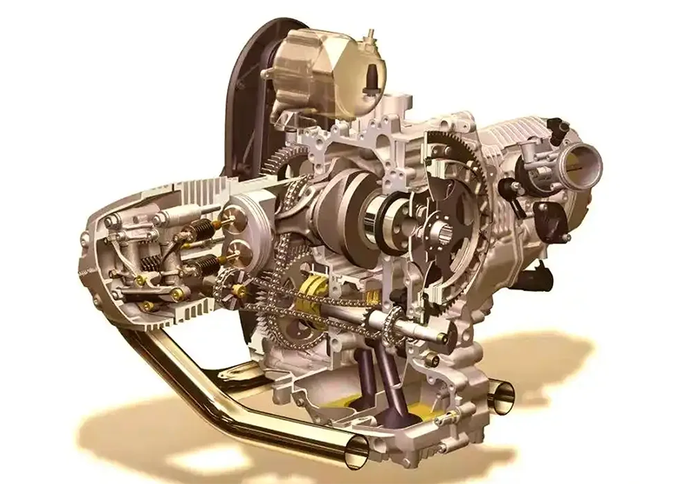 Ang paghahatid ng kapangyarihan ng motorsiklo at sistema ng paglilipat ng gear