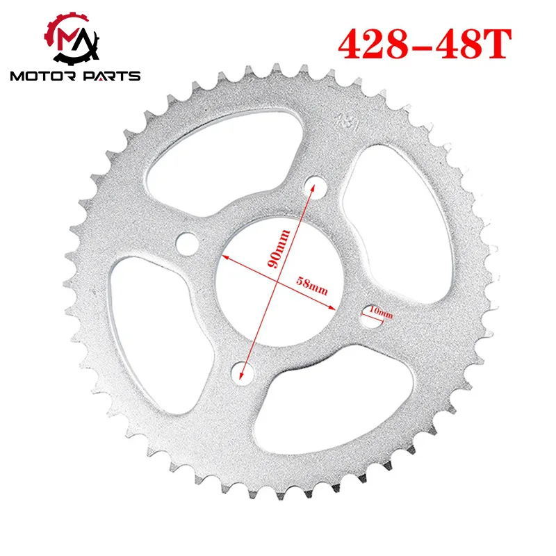 428-48T na Sprocket ng motorsiklo